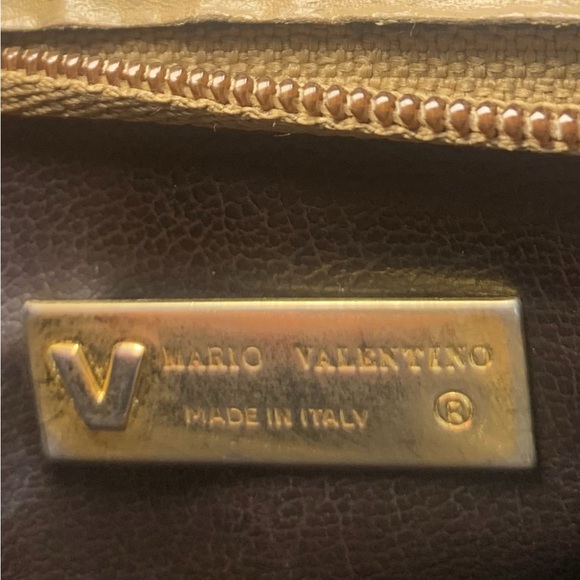 Mario Valentino Clutch in Black and Gold - Picture 13 of 14